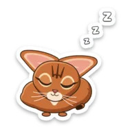 Venus sticker: Sleepy