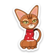 Venus sticker: Diva in a hoodie