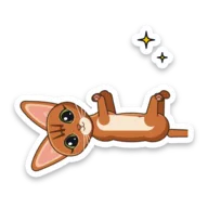 Venus sticker: Belly up