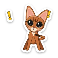 Venus sticker: Startled