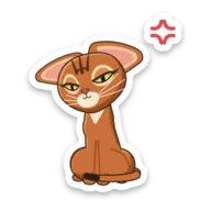 Venus sticker: Offended