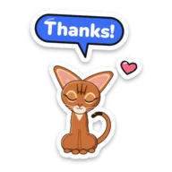 Venus sticker: Thanks!