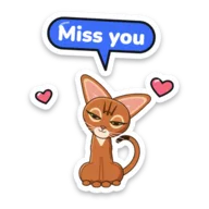 Venus sticker: Miss you