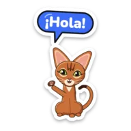 Venus sticker: ¡Hola!