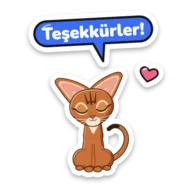 Venus sticker: Teşekkürler!